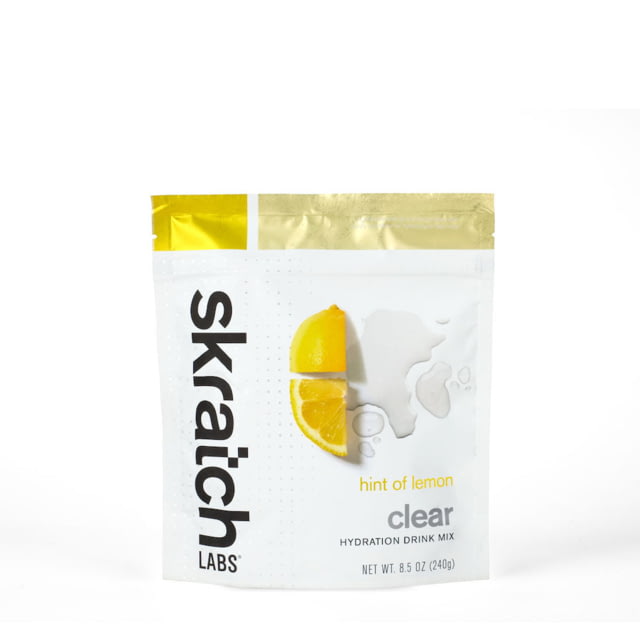Skratch Labs Clear Hydration Drink Mix Hint of Lemon 240g 16 Serving Bag