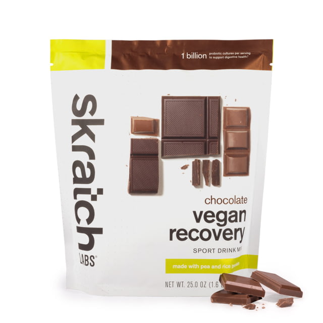 Skratch Labs Recovery Sport Drink Mix Vegan Chocolate 600g 12 Serving Bag