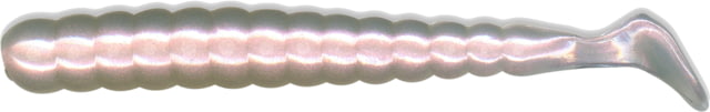 Slider Bass/Walleye Grub 3 3in Pearl White