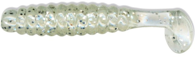 Slider Crappie Panfish Grub 18 1.5in Glow Glitter