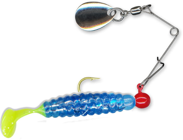 Slider Spin Jig 1/8 oz. Blue Ice/Chartreuse Tail