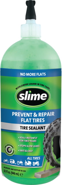 Slime Prevent and Repair Tire Sealant 32 oz Green