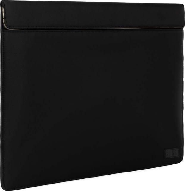 SLNT Faraday Laptop Sleeve Black Leather 15/16in