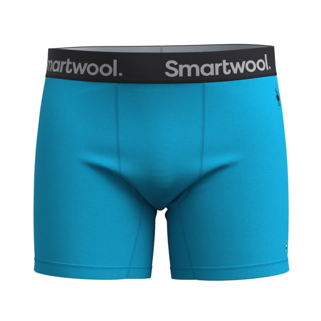 Smartwool Active Boxer Brief Boxed - Men's Pool Blue Medium