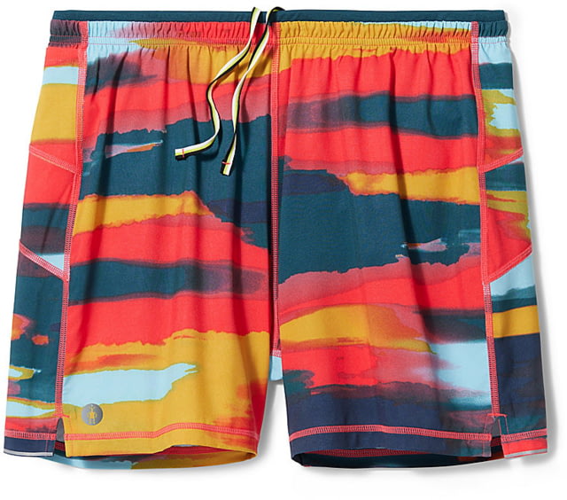 Smartwool Active Lined 5in Short - Men's Carnival Horizon Print Extra Large