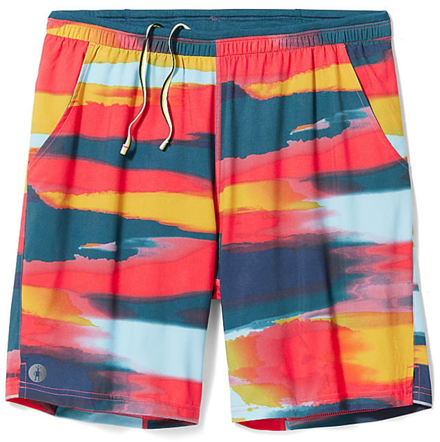 Smartwool Active Lined 8in Short - Men's Carnival Horizon Print Small