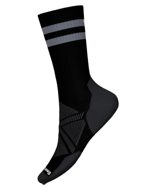 Smartwool Athletic Stripe Crew Socks Black Medium