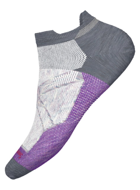 Smartwool Bike Zero Cushion Low Ankle Socks - Women's Purple Eclipse Medium