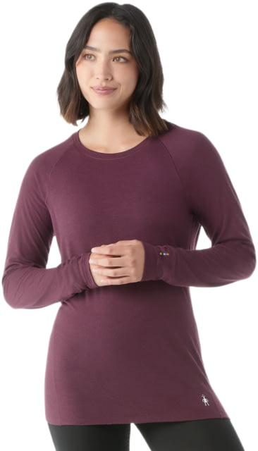 Smartwool Smartwool Classic All-Season Merino Base Layer Crew - Women's Eggplant Extra Small