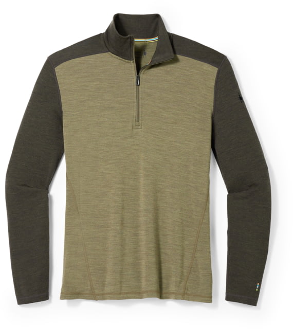 Smartwool Classic Thermal Merino Base Layer 1/4 Zip - Men's K48 North Woods Heather Extra Large
