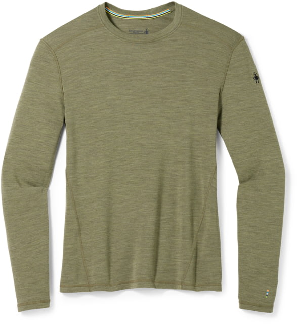 Smartwool Classic Thermal Merino Base Layer Crew - Men's K66 Winter Moss Heather Large