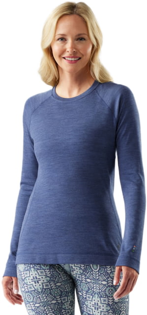 Smartwool Smartwool Classic Thermal Merino Base Layer Crew - Women's Nightfall Blue Heather Large