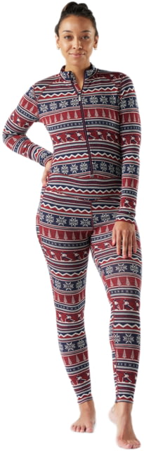 Smartwool Smartwool Classic Thermal Merino Base Layer One Piece - Women's Currant Alpine Apres Large