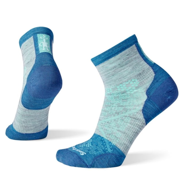 Smartwool Cycle Zero Cushion Ankle Socks - Women's Light Gray Small