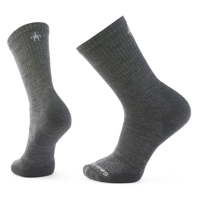 Smartwool Everyday Athletic Crew Socks Medium Gray Extra Large