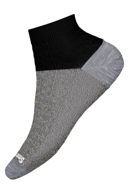 Smartwool Everyday Cable Ankle Socks - Women's Black Large  BLACK-L