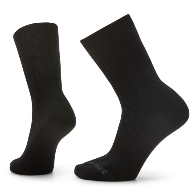Smartwool Smartwool Everyday Cable Crew Socks - Women's Black Medium