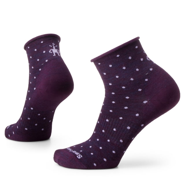 Smartwool Smartwool Everyday Classic Dot Ankle Socks - Women's Purple Iris Medium