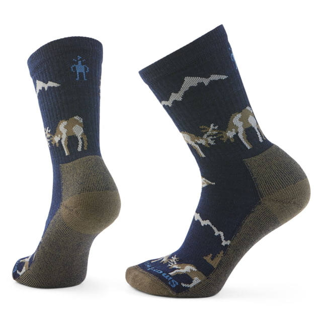 Smartwool Smartwool Everyday Horns Clash Crew Socks Deep Navy Small