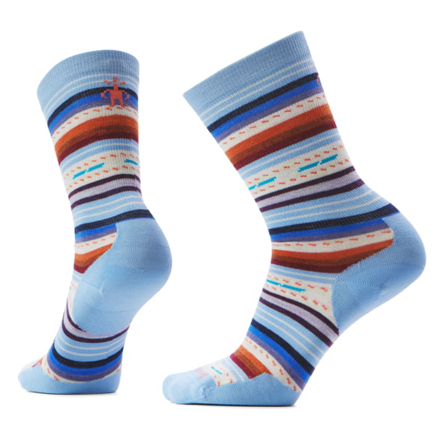 Smartwool Smartwool Everyday Margarita Crew Socks - Women's Serene Blue Large