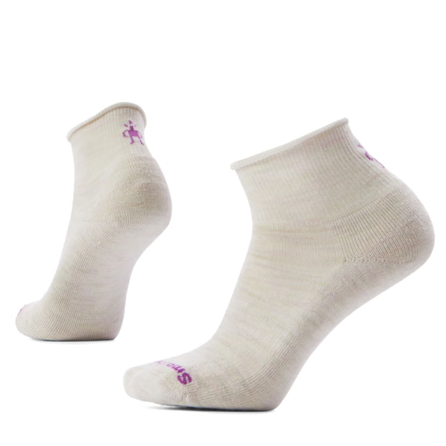 Smartwool Smartwool Everyday Roll Top Ankle Socks - Women's Moonbeam Medium