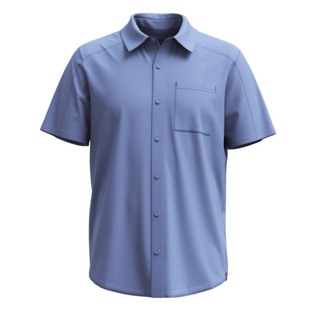 Smartwool Everyday Short Sleeve Button Down - Men's Nightfall Blue Medium