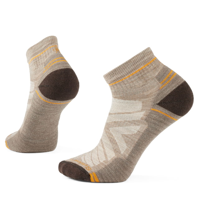 Smartwool Hike Light Cushion Ankle Socks - Men's Fossil/Chestnut Medium