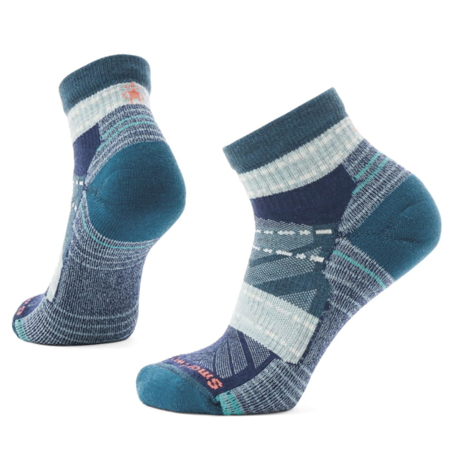 Smartwool Smartwool Hike Light Cushion Margarita Ankle Socks - Women's Frosty Green Small