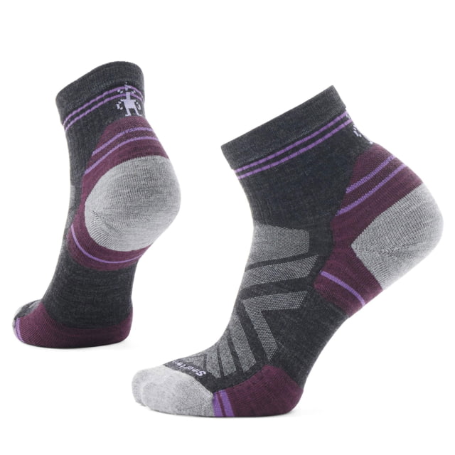 Smartwool Smartwool Hike Targeted Cushion Ankle Socks - Women's Charcoal Medium