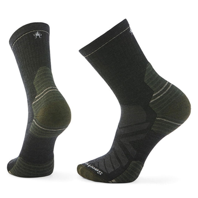Smartwool Smartwool Hike Targeted Cushion Mid Crew Socks - Men's Charcoal Extra Large
