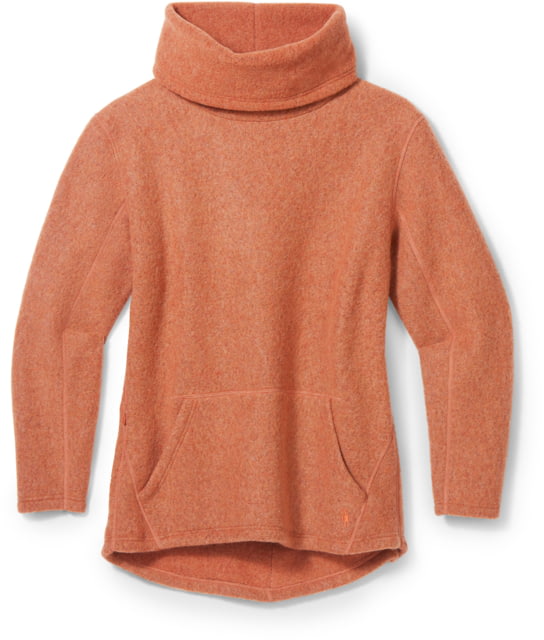 Smartwool Hudson Trail Fleece Pullover - Women's J31 Orange Rust Heather Medium