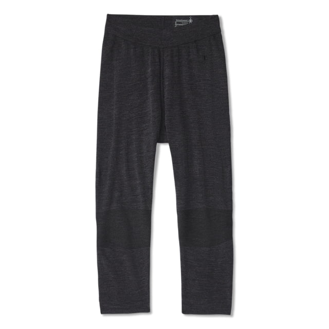 Smartwool Intraknit Thermal Merino Base Layer 3/4 Bottom - Mens Charcoal Heather/Black Small