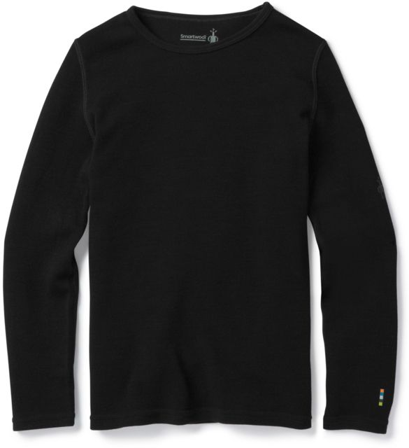 Smartwool Merino 250 Baselayer Crew - Kid's Black Extra Large