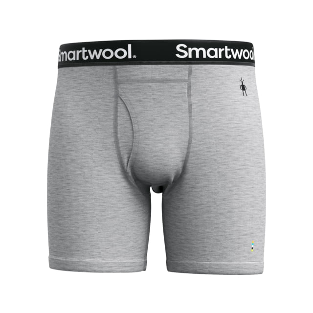 Smartwool Merino Boxer Brief Boxed - Men's Light Gray Heather 2XL
