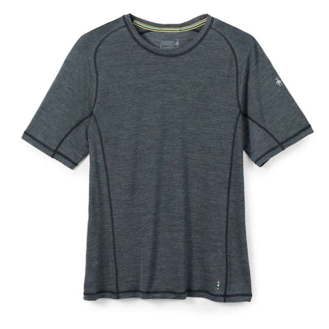 Smartwool Merino Sport 120 Short Sleeve - Men's Charcoal Heather Medium