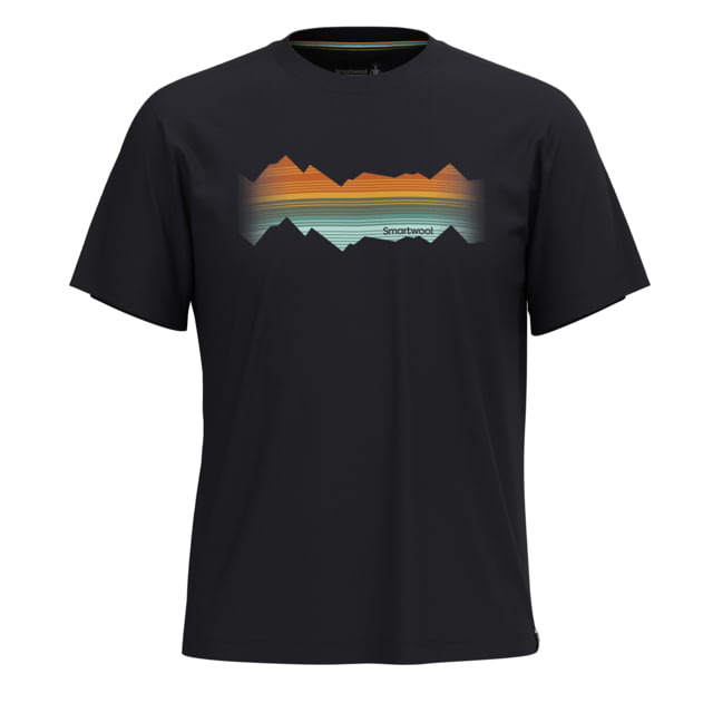 Smartwool Mountain Horizon Short Sleeve Graphic Tee Black 2XL