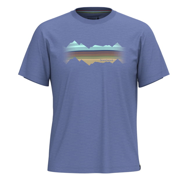 Smartwool Mountain Horizon Short Sleeve Graphic Tee Nightfall Blue 2XL