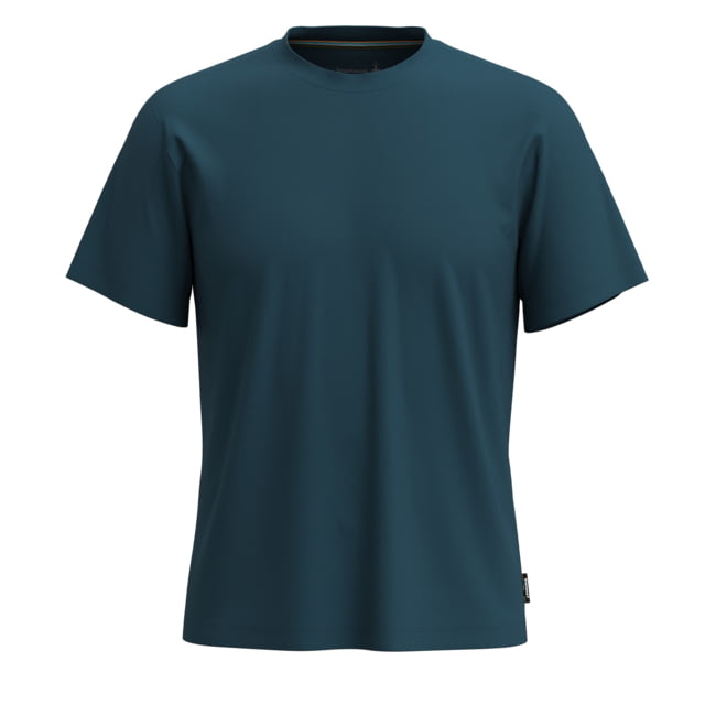 Smartwool Perfect Crew Short Sleeve Tee - Men's Twilight Blue Large