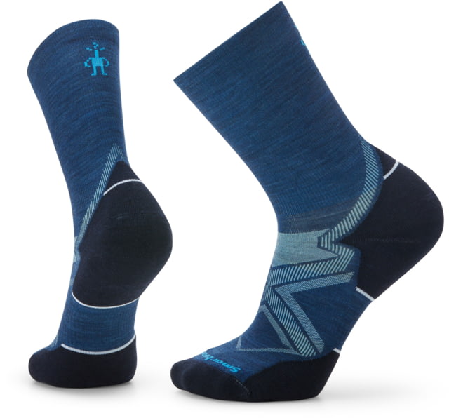 Smartwool Run Cold Weather Targeted Cushion Crew Socks - Men's B25 Alpine Blue Extra Large