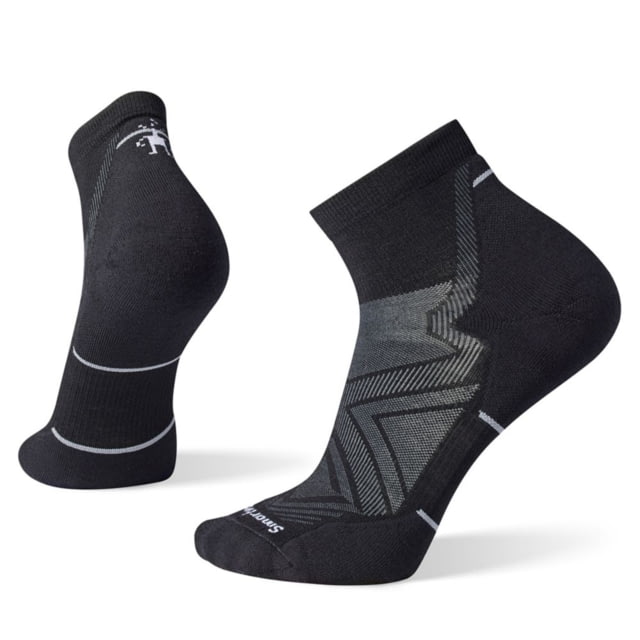 Smartwool Run Targeted Cushion Ankle Socks - Men's Black Extrta Large