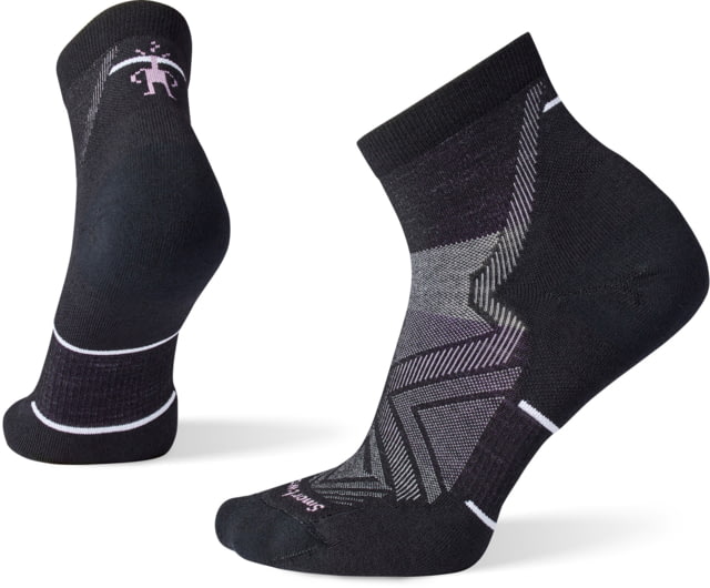 Smartwool Run Targeted Cushion Ankle Socks - Women's 001 Black Large