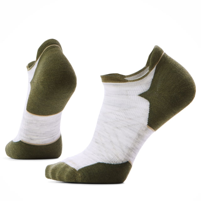 Smartwool Smartwool Run Targeted Cushion Low Ankle Socks - Men's Ash/Winter Moss Extra Large