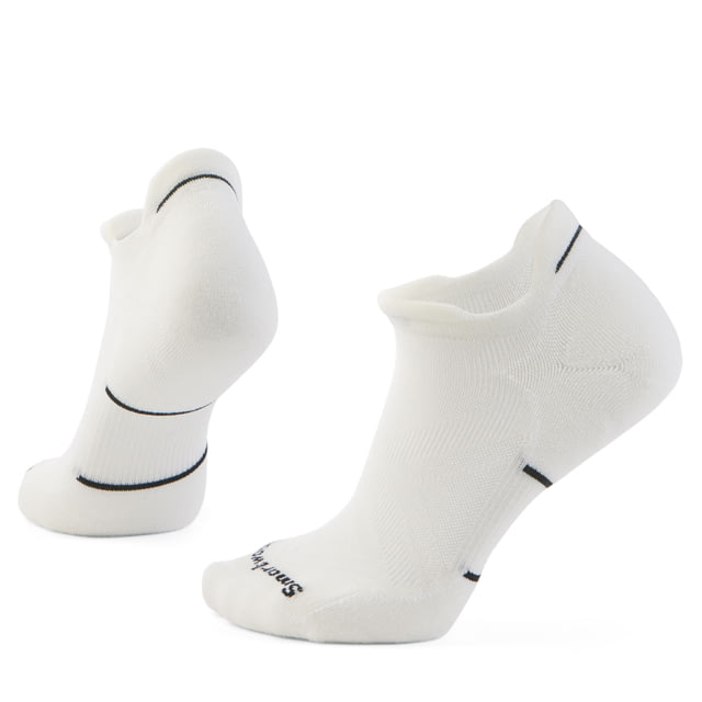 Smartwool Run Targeted Cushion Low Ankle Socks - Women's Black/White Medium