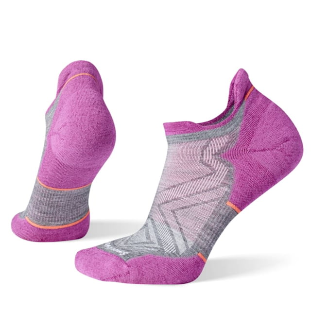 Smartwool Run Targeted Cushion Low Ankle Socks - Women's Medium Gray Extra Large
