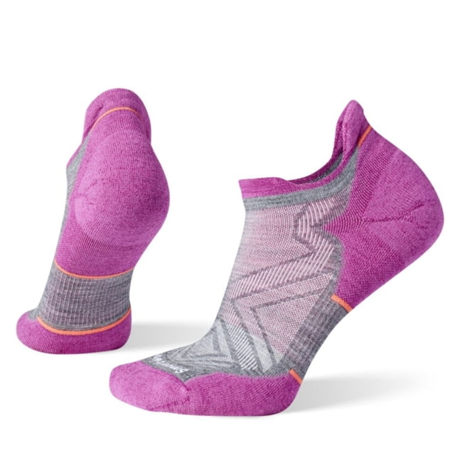 Smartwool Run Targeted Cushion Low Ankle Socks - Women's Medium Gray Small