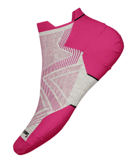 Smartwool Run Targeted Cushion Low Ankle Socks - Women's Power Pink Medium