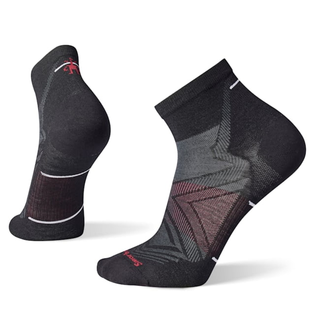 Smartwool Run Zero Cushion Ankle Socks Black 2XL