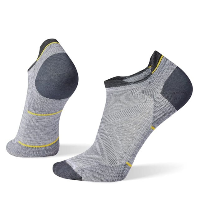 Smartwool Run Zero Cushion Low Ankle Socks Light Gray 2XL