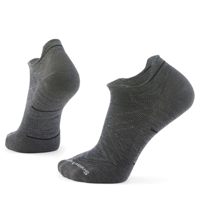 Smartwool Smartwool Run Zero Cushion Low Ankle Socks - Men's Medium Gray Small