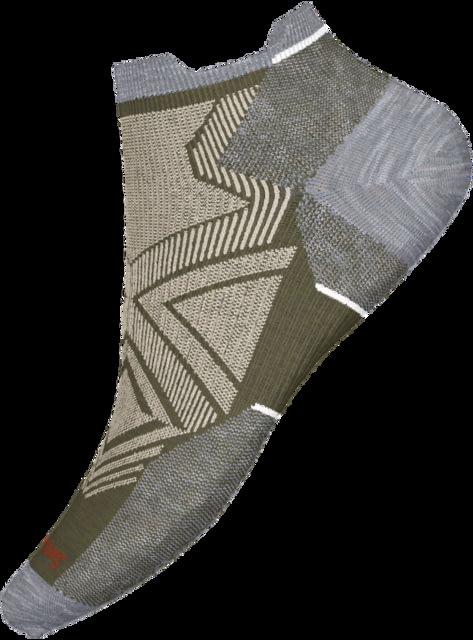 Smartwool Run Zero Cushion Low Ankle Socks - Unisex Winter Moss Extra Large